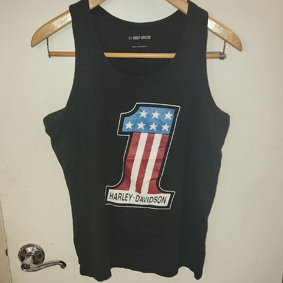 Harley-Davidson Tops - Harley-Davidson Women's Black Tank Top L